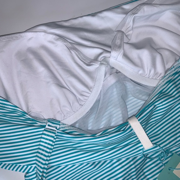 Sea Level Varsity Stripe Square Neck One-Piece Women’s Swimsuit NWT size 10 - Picture 12 of 16